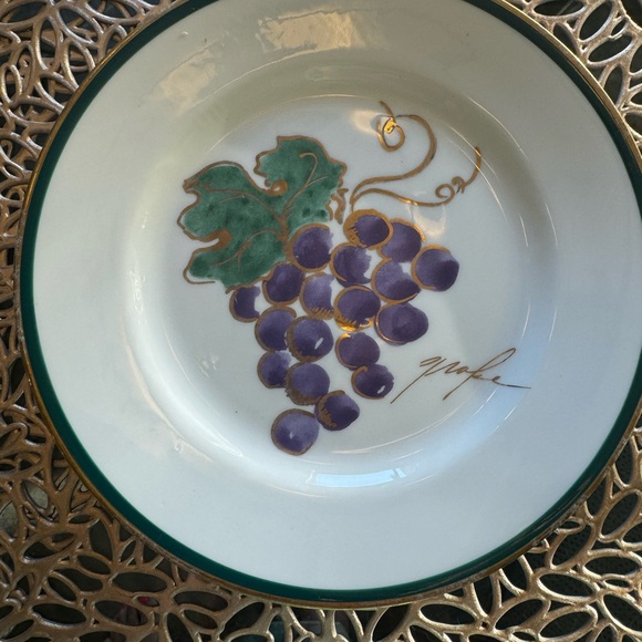 Crate & Barrel | Set Hand Painted Lunch/Dessert Plates -Each Plate Different! - Picture 4 of 11